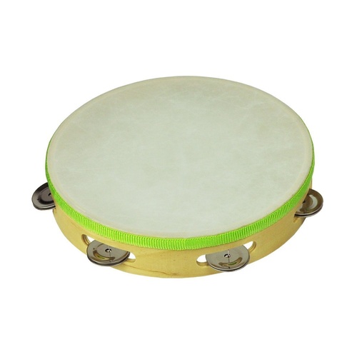 Drumfire 9" Headed Wooden Tambourine