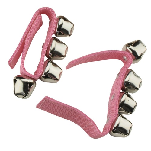 Drumfire DFP-WB4-PNK Wrist Bells - Set of 2 with Velcro Strap
