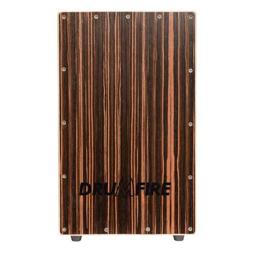 Drumfire Ebony Front Wooden Cajon