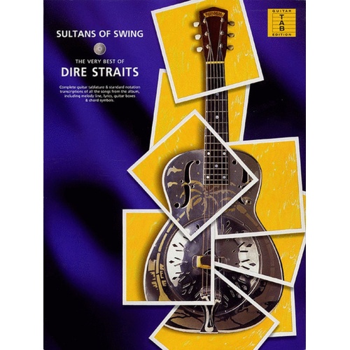 Sultans Of Swing Very Best Of Dire Straits Guitar TAB (Softcover Book)