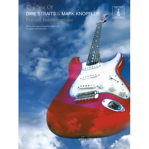 Private Investigations Best Dire Straits/Knopfler TAB (Softcover Book)