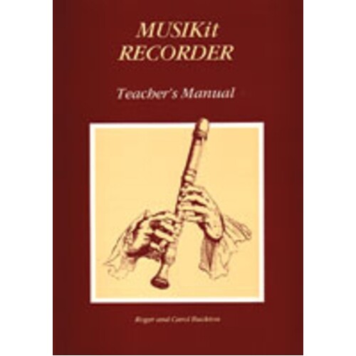 Musikit Recorder Teachers Book Lev 1 Book