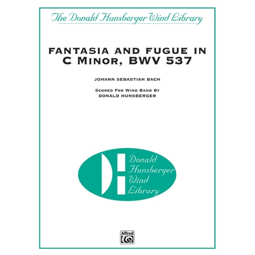 Fantasia And Fugue C Min BWV 537 Concert Band Gr 4