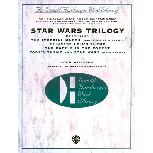 Star Wars Trilogy Concert Band Grade 5.5 Conductor Score