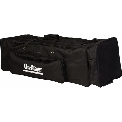 On-Stage DHB6000 Lightweight Drum Hardware Bag with Padded Divider and External Compartments