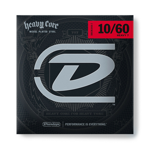 DUNLOP Heavy Core Electric Guitar 7 Strings 10-60 Gauge DHC1060-7