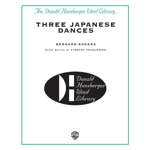 Three Japanese Dances for Concert Band Grade 5