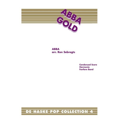 ABBA Gold Concert Band 4 Score/Parts Book