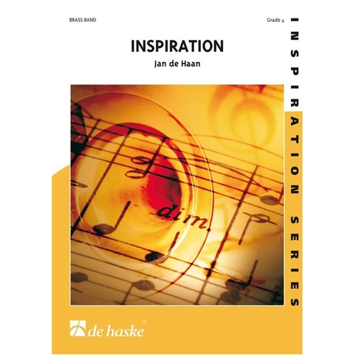 Inspiration for Brass Band BB4 SC/PTS by Jan de Haan, De Haske Publications, 60 pages, Performance, Inspiration and Sovereign Series