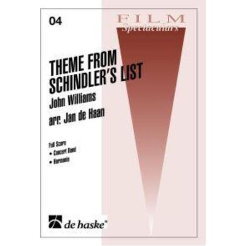 Theme From Schindlers List Bb3 Score/Parts