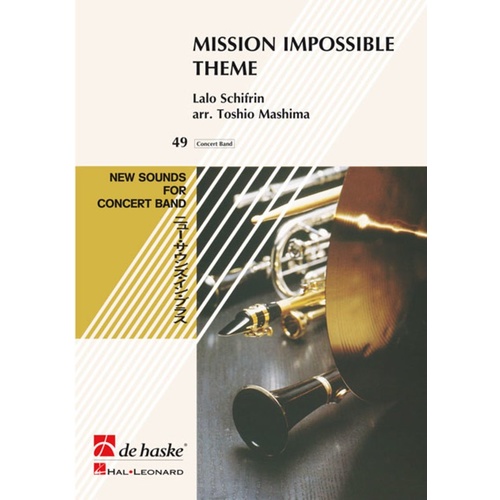 Mission Impossible Theme Concert Band 5 Score/Parts Book