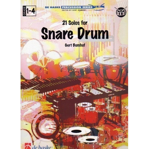 Bomhof 21 Solos for Snare Drum - De Haske Publications