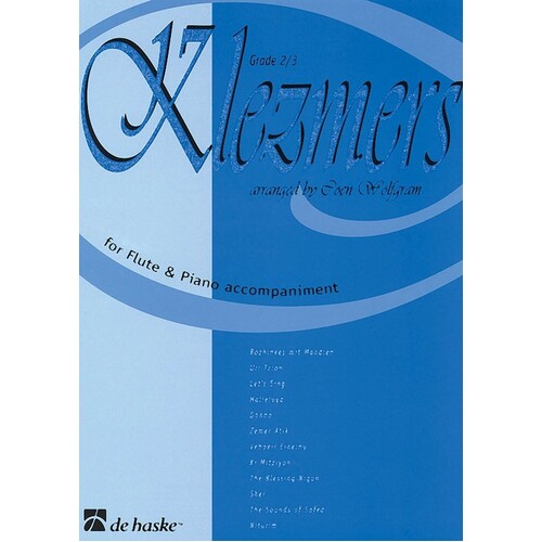 Klezmers Flute With Piano Accompaniment (Softcover Book)