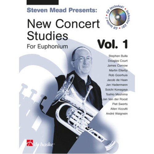 Mead - New Concert Studies Vol 1 Euphonium Tc (Softcover Book/CD)