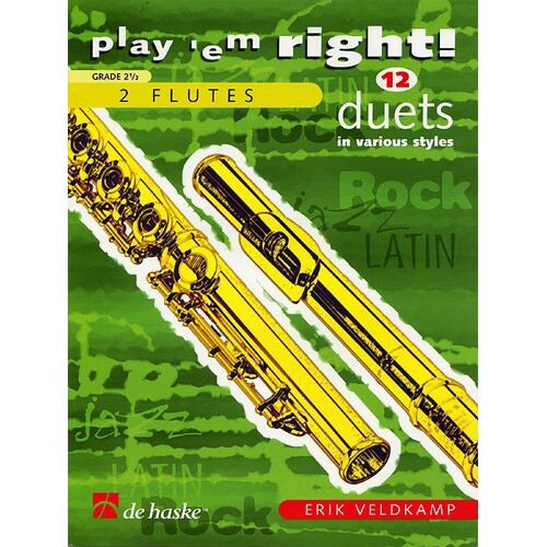 Play Em Right 12 Duets Flute (Softcover Book)