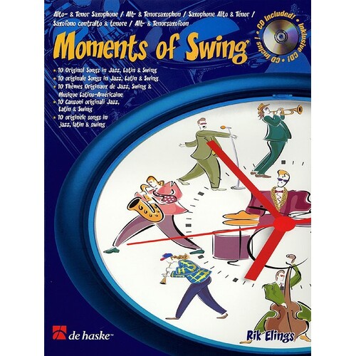 Moments Of Swing A/Sax T/Sax Softcover Book/CD