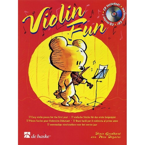 Violin Fun 17 Original Pieces For 1st Year Softcover Book/CD