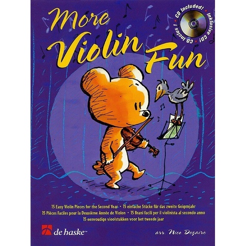 More Violin Fun Book/CD for Second-Year Violinists