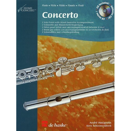 Concerto Home Concert Flute Softcover Book/CD