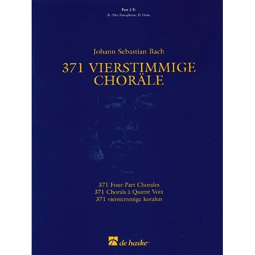 371 Four-Part Chorales Part 2 Eb Treble Clef by Johann Sebastian Bach