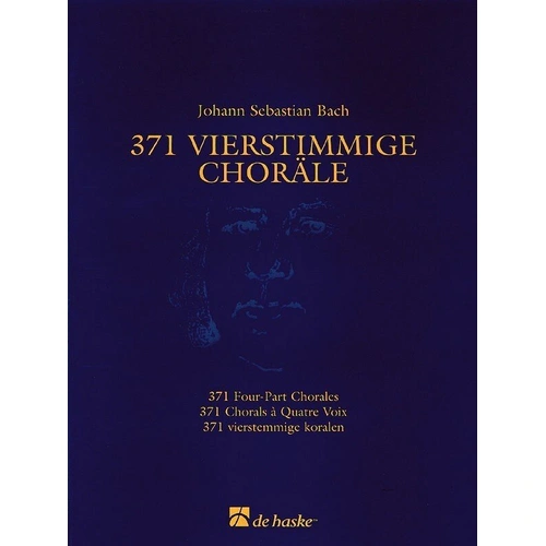 371 Four-Part Chorales Part 3 for Viola by Johann Sebastian Bach - De Haske Publications, 72 Pages, Strings Category