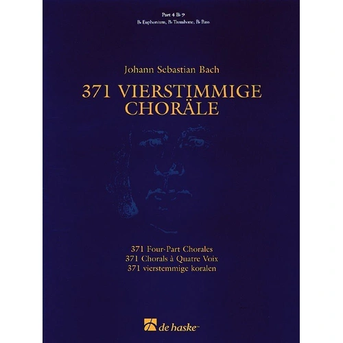 371 Four-Part Chorales Part 4 E Flat Treble Clef by Bach