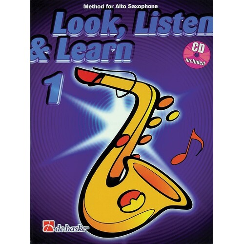 Look Listen And Learn Part 1 Alto Sax Softcover Book/CD