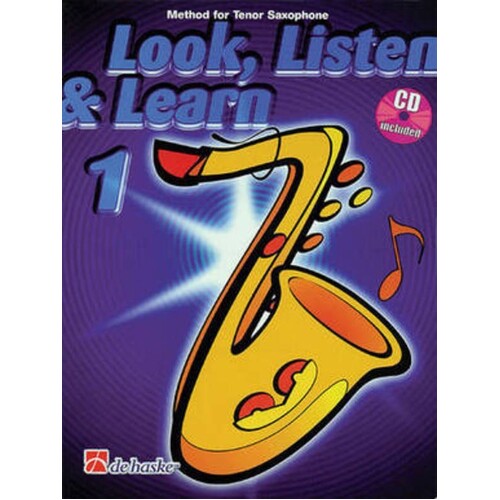Look Listen And Learn Part 1 Tenor Sax Softcover Book/CD