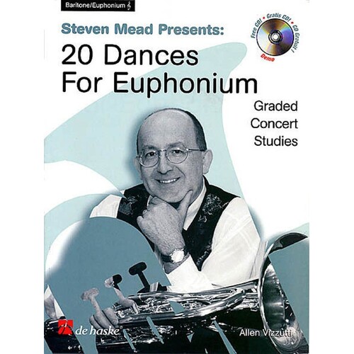 Vizzutti - 20 Dances For Euphonium Bc Ed Mead (Softcover Book/CD)