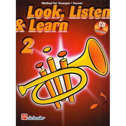 Look Listen And Learn Part 2 Trumpet Softcover Book/CD