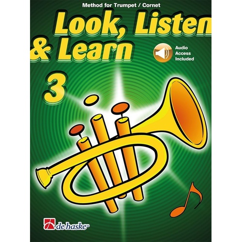 Look, Listen & Learn 3 Trumpet/Cornet Book with Online Audio Access