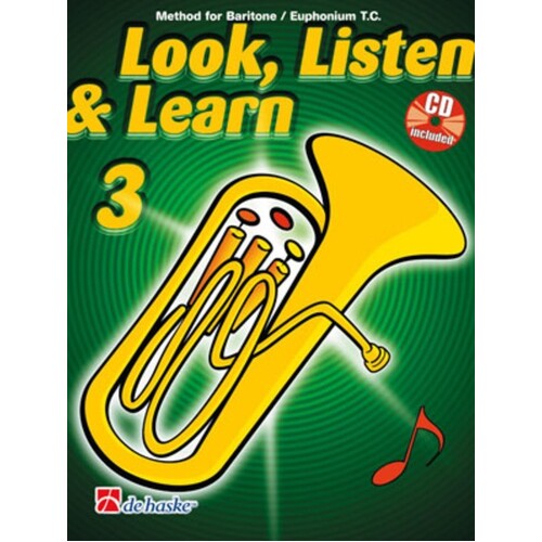 Look Listen And Learn Part 3 Euphonium Tc Softcover Book/CD