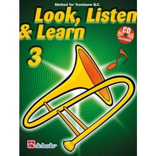 Look Listen And Learn 3 Trombone Bc Book/CD
