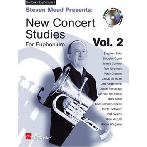 New Concert Studies for Euphonium Vol 2 BC with Demo CD