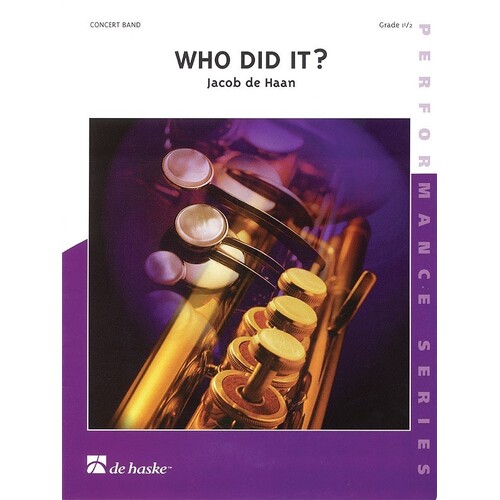 Who Did It? Concert Band 1.5 Score/Parts