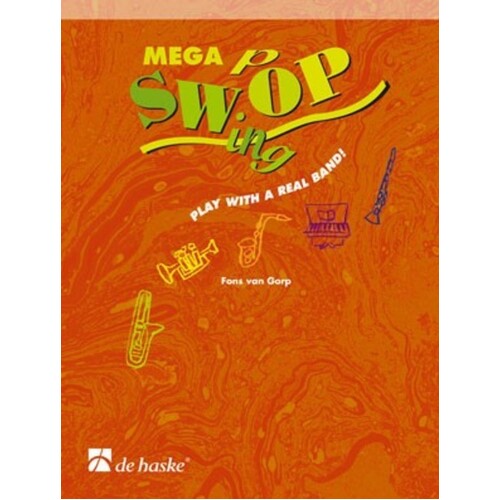 Mega Swop Swing Pop Soprano/Tenor Sax Softcover Book/CD