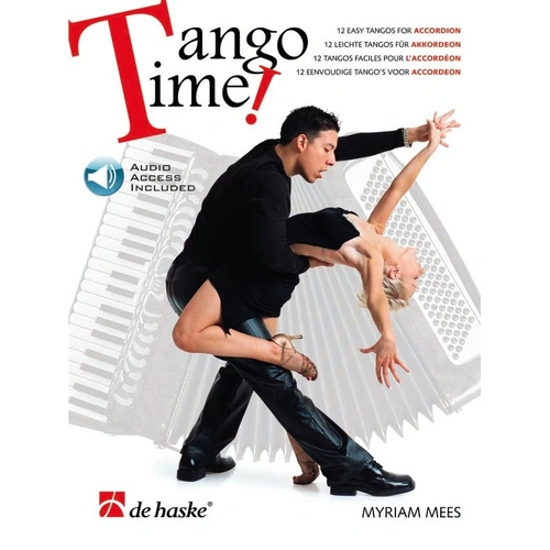 Tango Time for Accordion by Myriam Mees - 32 Pages with Audio Tracks