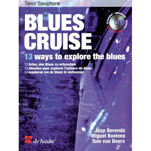 Blues Cruise Tenor Sax Softcover Book/CD