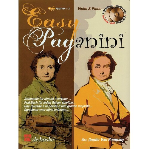 Easy Paganini Violin Softcover Book/CD