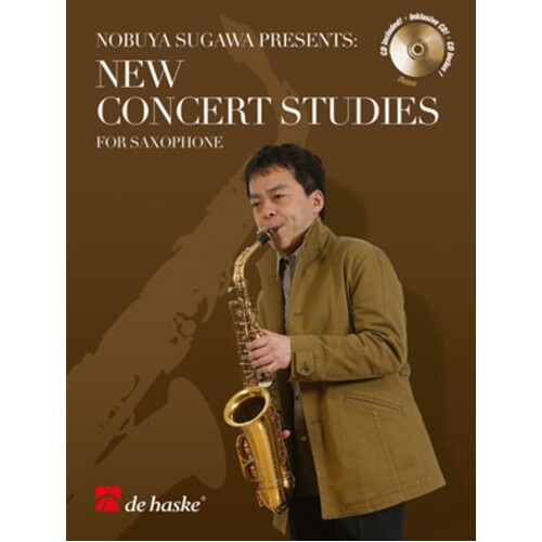 New Concert Studies For Saxophone Softcover Book/CD