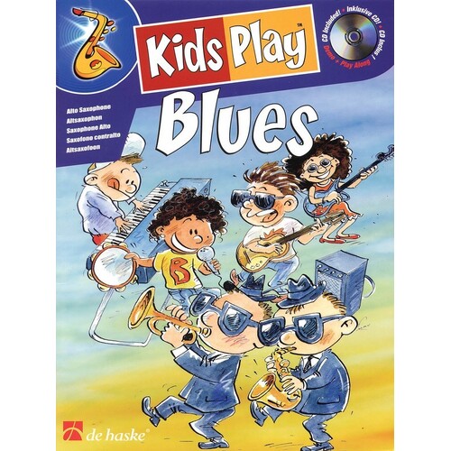 Kids Play Blues Alto Sax Softcover Book/CD