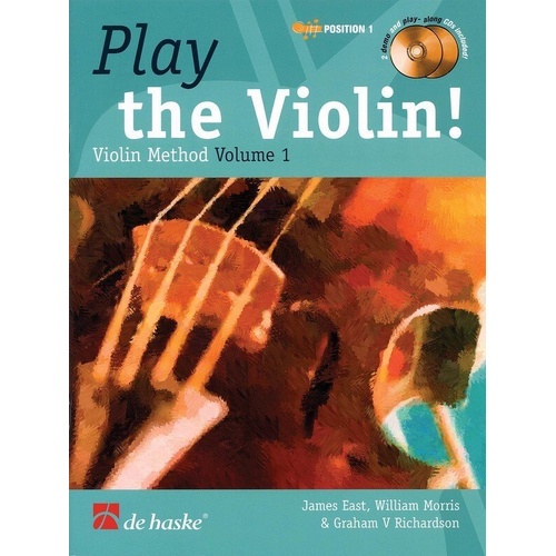 Play the Violin Method Volume 1 BK/CD by De Haske Publications