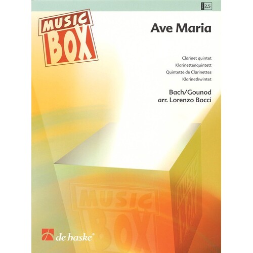 Ave Maria Clarinet Quintet (Music Score/Parts) Book
