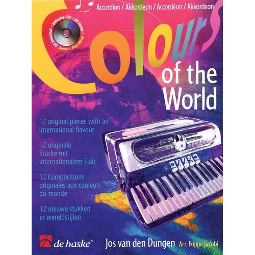 Colours Of The World Accordion Softcover Book/CD