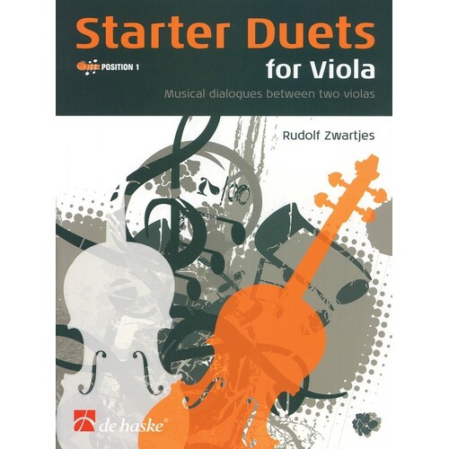 Starter Duets For Viola Easy First Position (Softcover Book/CD)