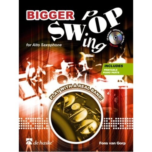 Bigger Swop Swing Pop Alto Sax Softcover Book/CD