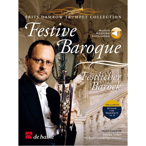 Festive Baroque Trumpet In B Flat & C Bk/Ola Sftcvr/Online Audio (Bb Trumpet|C Trumpet)