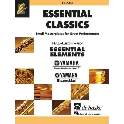 Essential Classics EE Horn in F by Jan de Haan, De Haske Publications, French Horn Solo