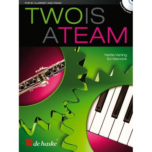 Two Is A Team Clarinet And Piano Softcover Book/CD