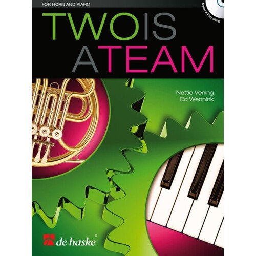Two Is A Team Horn And Piano Softcover Book/CD